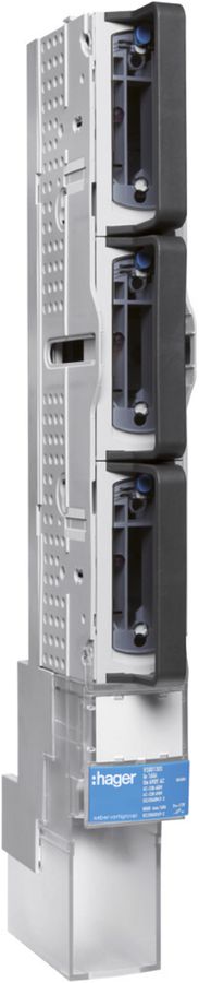 NHS-Lastschaltleiste weber.vertigroup 1P DIN00 160A SaS/Adapter 100mm