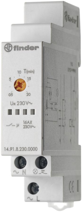 Timer per luci scale AMD Finder 14.91, 1Ch 16A/230AC 0.5…20min, 1UM