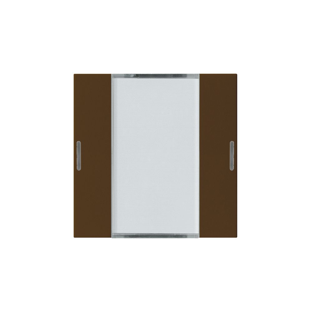 Kit frontale Hager kallysto 2×KNX LED systemlink/easylink marrone