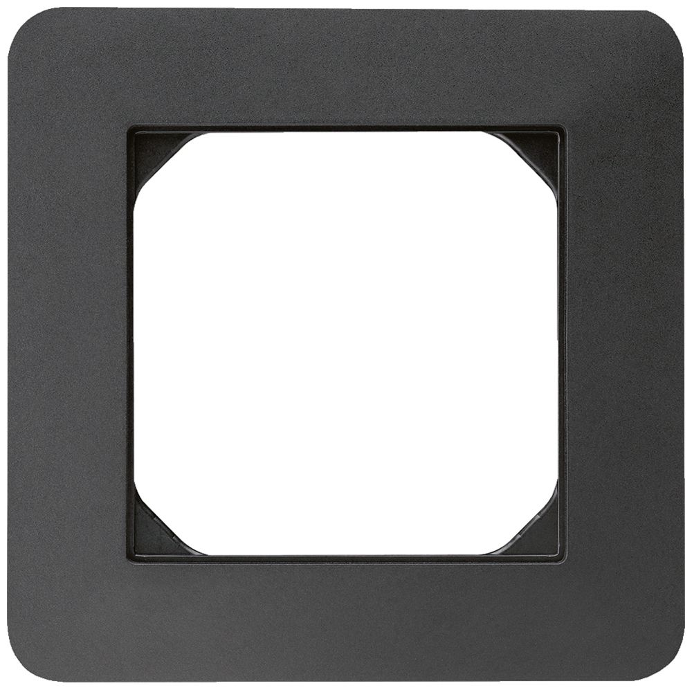 UP-Abdeckrahmen kallysto.trend 1×1 schwarz 94×94mm