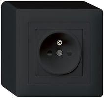 AP-Steckdose kallysto 2P+T schwarz