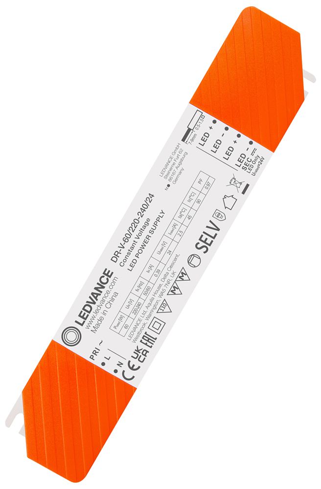Alimentation LED LEDVANCE VALUE 60W 24V ON/OFF 194×40×31mm