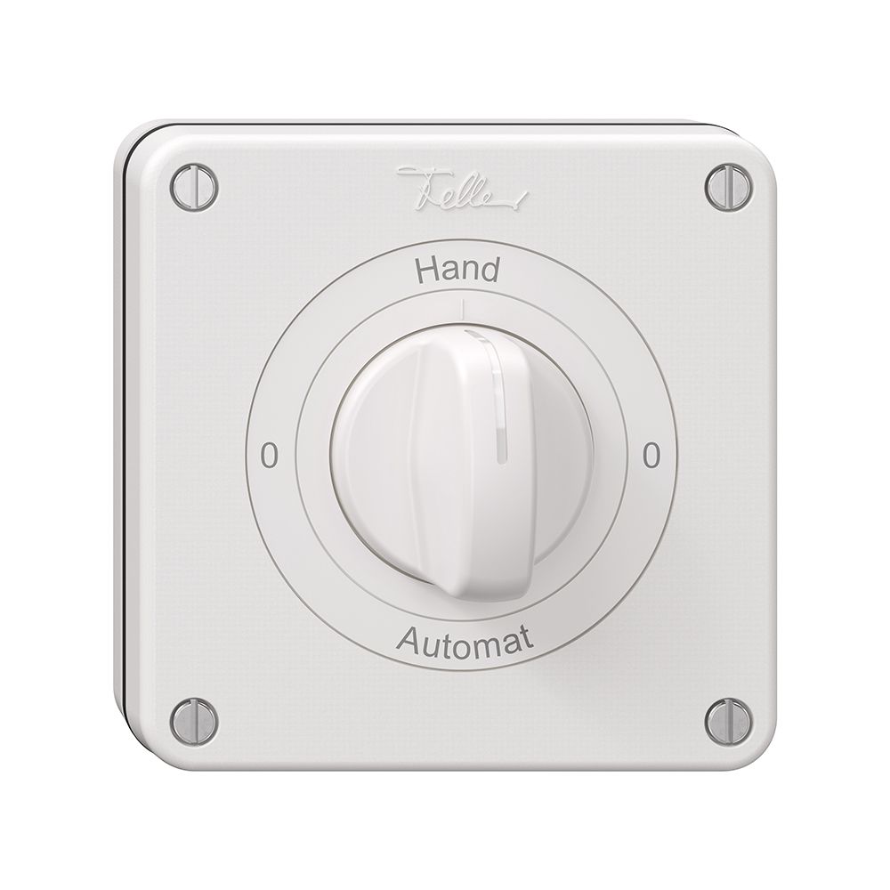 Interrupteur rotatif NUP NEVO, 2/1 L, avec manette, KS, 0-Hand-0-Automat, blanc