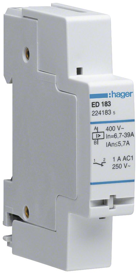 Lastabwurfrelais Hager 3.1A+5.7A