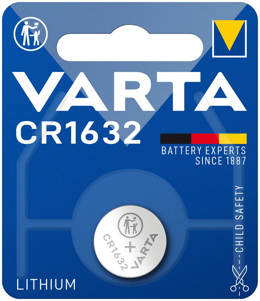 Knopfzelle Lithium VARTA Electronics CR1632 3V Blister à 1 Stück