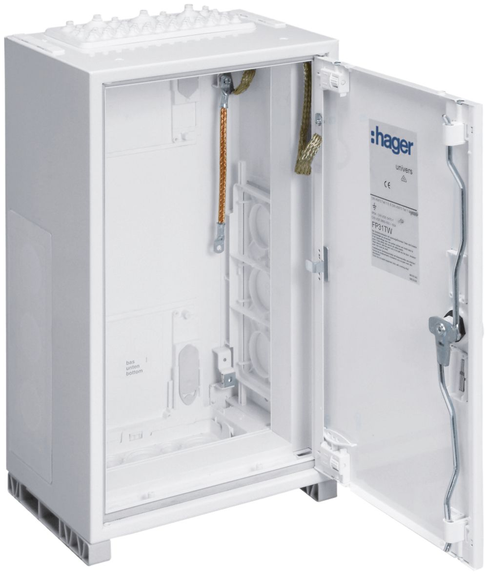 Armadio murale Hager univers con porta CP I IP54 550×950×205mm