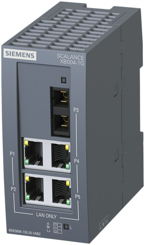 Switch IE Siemens SCALANCE XB004-1G 4×RJ45 + 1×SC 10/100/1000Mbit/s unmanaged