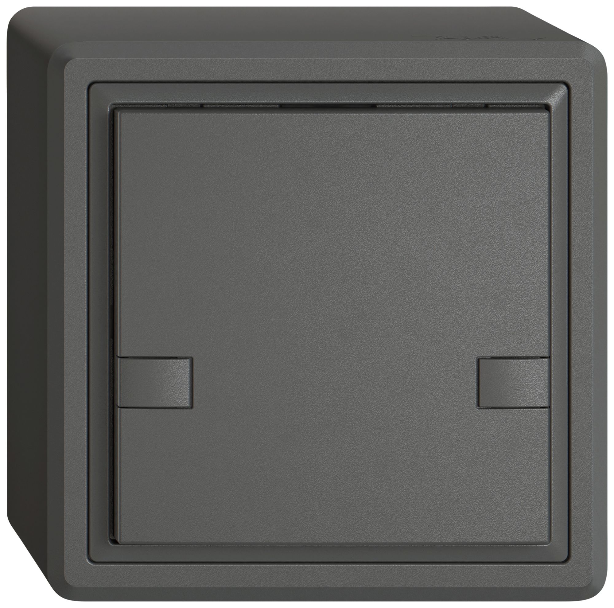 Poussoir KNX RGB AP EDIZIO.liv SNAPFIX® capteur temp.s.LED 1× comm.2T grf