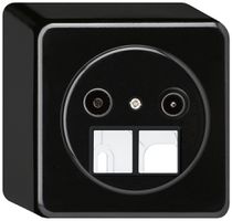 AP-Antennendose TV-R HMS basico 23dB schwarz