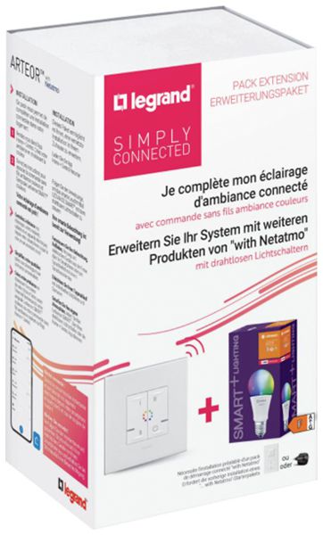 Kit d’extension Legrand Arteor with Netatmo 1×Multicolor 1×3L×2.5mm² 1×LED E27