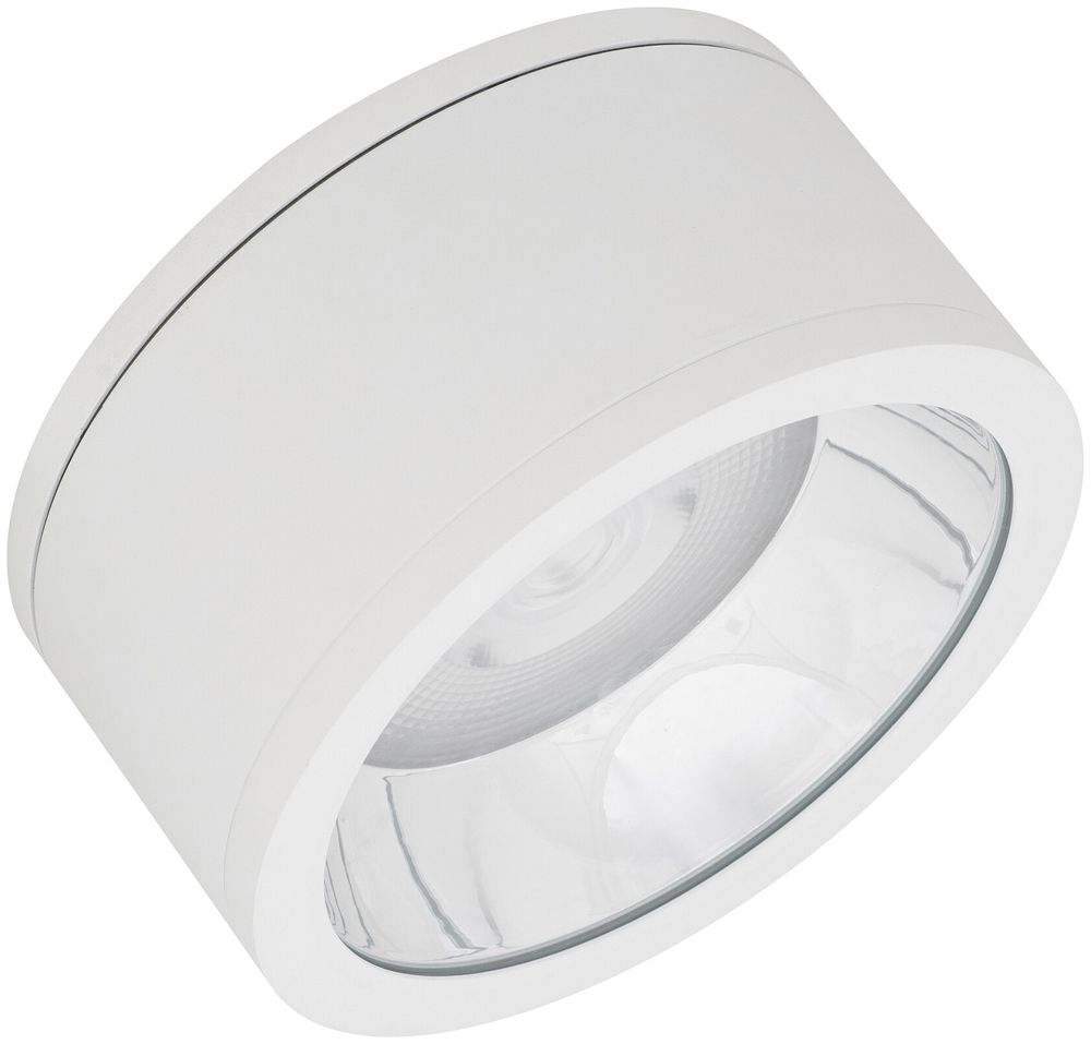 Downlight LED AP LEDVANCE DL SURFACE 250 45W 4725lm 3000K IP65 36° blanc