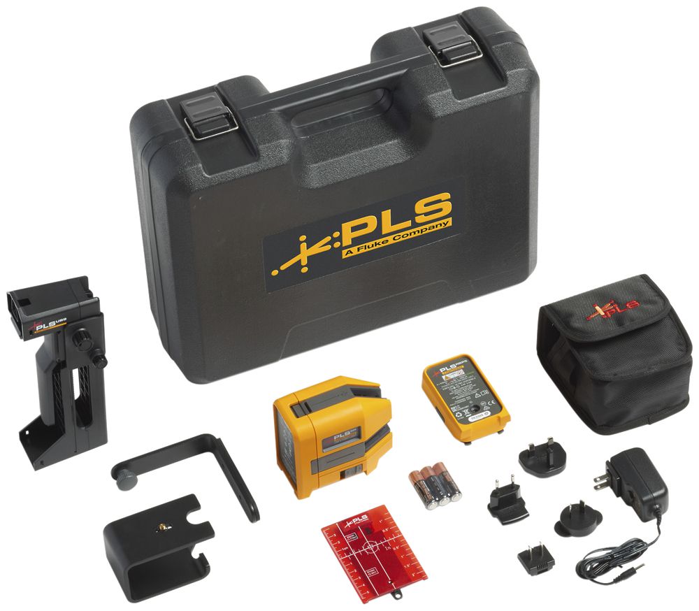 Niveau laser à 6 points Fluke-PLS 6R RBP KIT 30m ≥3h rouge 635nm