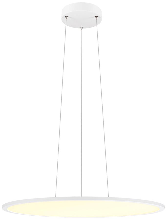 LED-Pendelleuchte SLV PANEL 60 29W 3050lm 3000…4000K DALI DIM Ø600×600mm ws