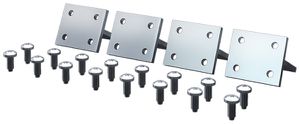 Piastra di montaggio Rittal SV 9666.740 connettore/listello d.separazione Al 4pz