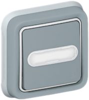 UP-Sonnerie-Leucht-Wipptaster PLEXO NO+NF grau