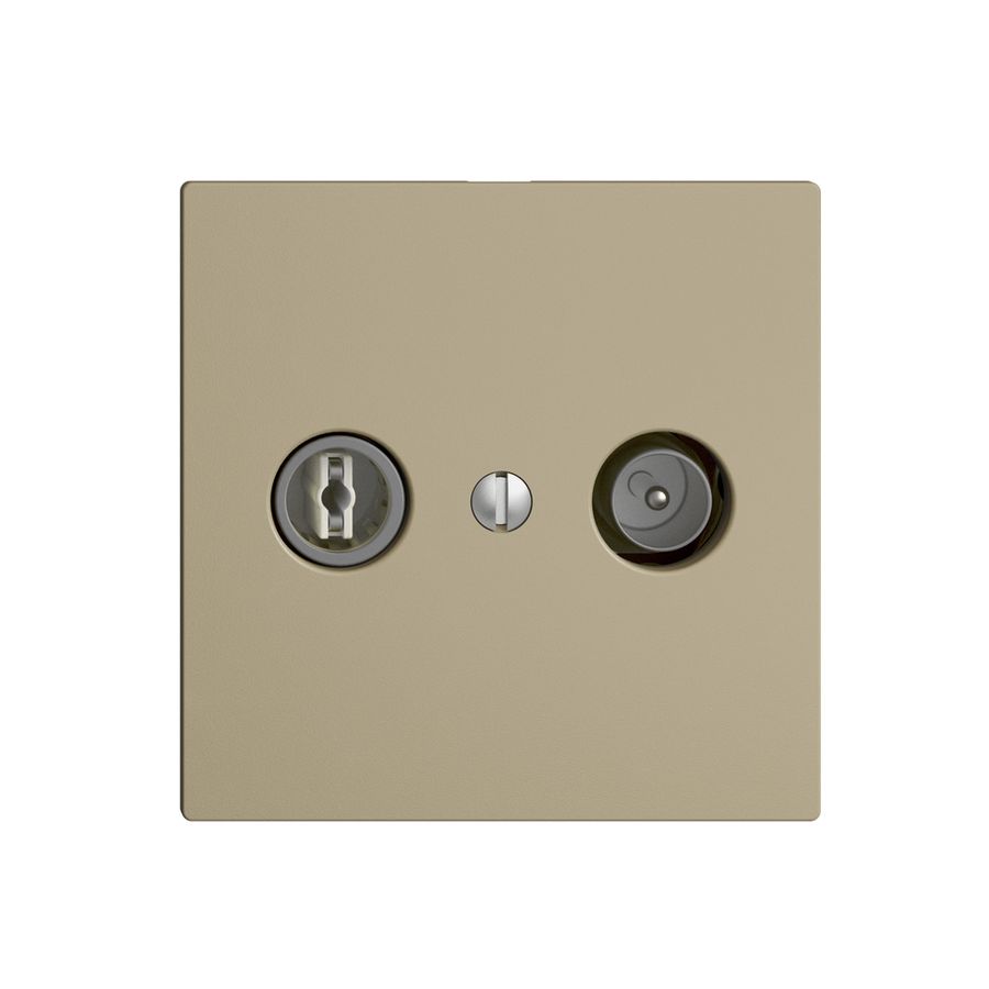 UP-TV-R-Dose EDIZIOdue 4dB sand Breitbanddose 5…2000MHz, F