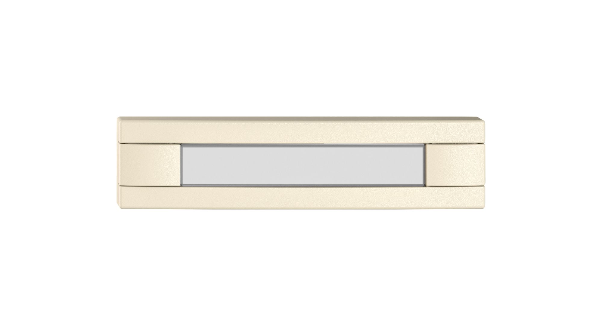 Poussoir 1/4 EDIZIO.liv SNAPFIX® p.KNX&UNI s.LED a.étiquette comm.2touch.cr