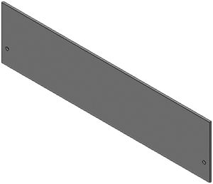 Paroi latérale BAK/ZUG 200×50mm gris