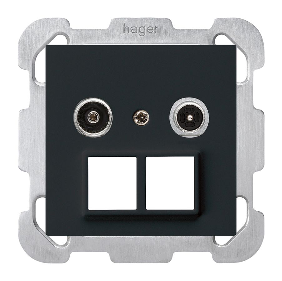 UP-Multimediadose kallysto R/TV Bauart B 23dB 2GHz schwarz