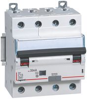 Disgiuntore differenziale Legrand B 4P 13A 6000A 30mA tipo A