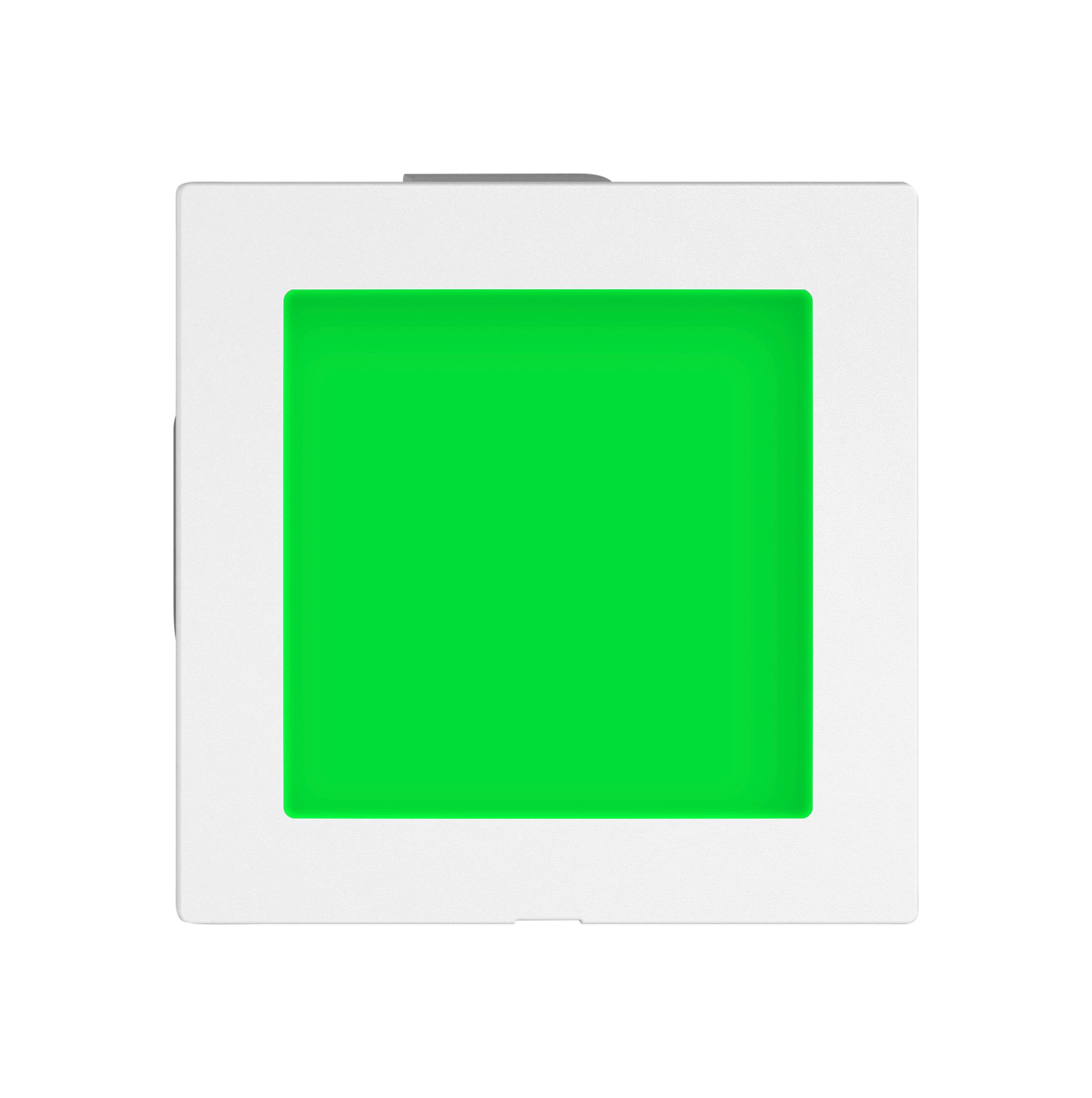 LED-Leuchte EDIZIO.liv SNAPFIX® LED-grün 230V ws