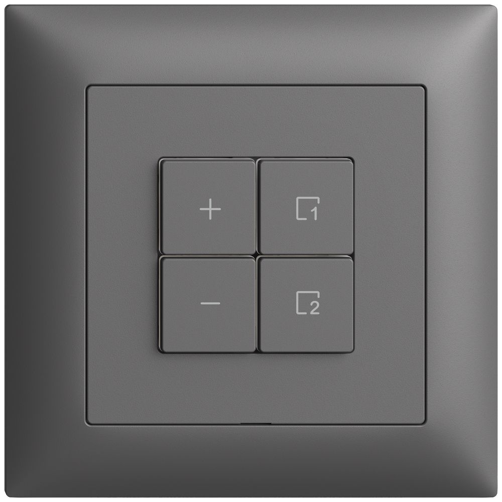 UP-Dimmer DALI 1K/4T Szene Edue Wiser dunkelgrau