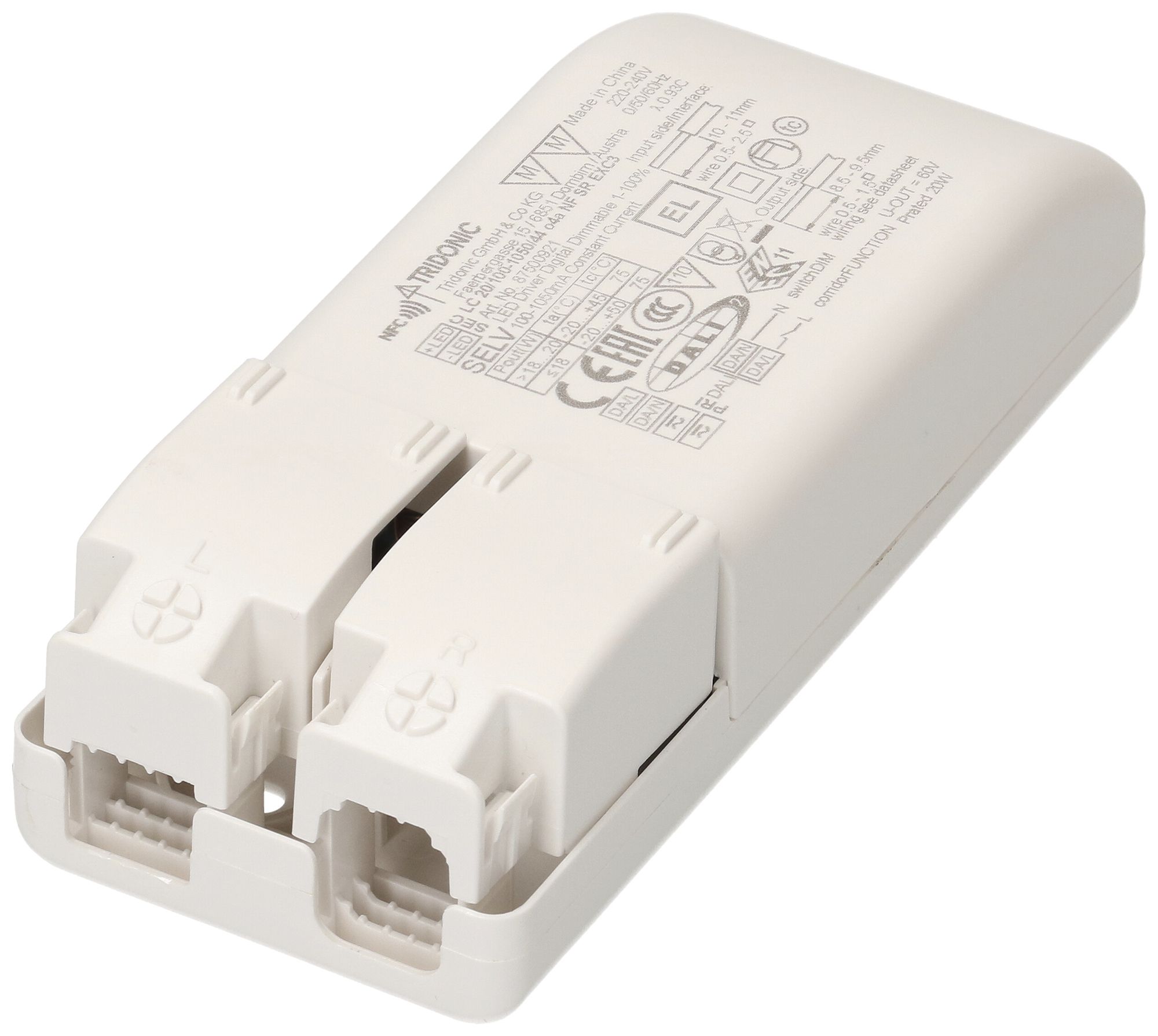 Alimentation LED MH DALI-2 NFC 15.4W 7…44V 350mA DALI VAR