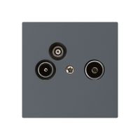 Prise d'antenne ENC R/TV-données kallysto A 19dB anthracite