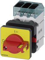 Lasttrennschalter Siemens SENTRON 3LD3 Front 16A 3L 48×48mm rt/gb