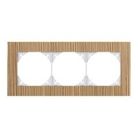 Telaio di cop. EDIZIOdue prestige 1×3 rovere rilievo