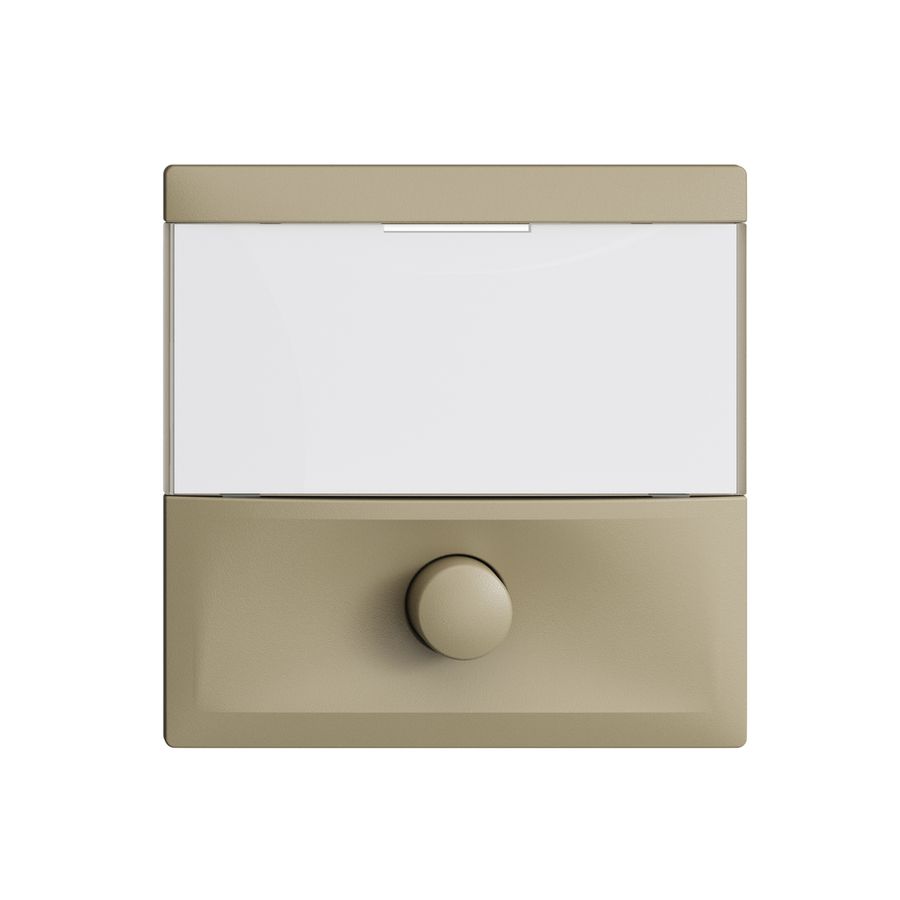 Poussoir avec porte-étiquette EDIZIOdue sand