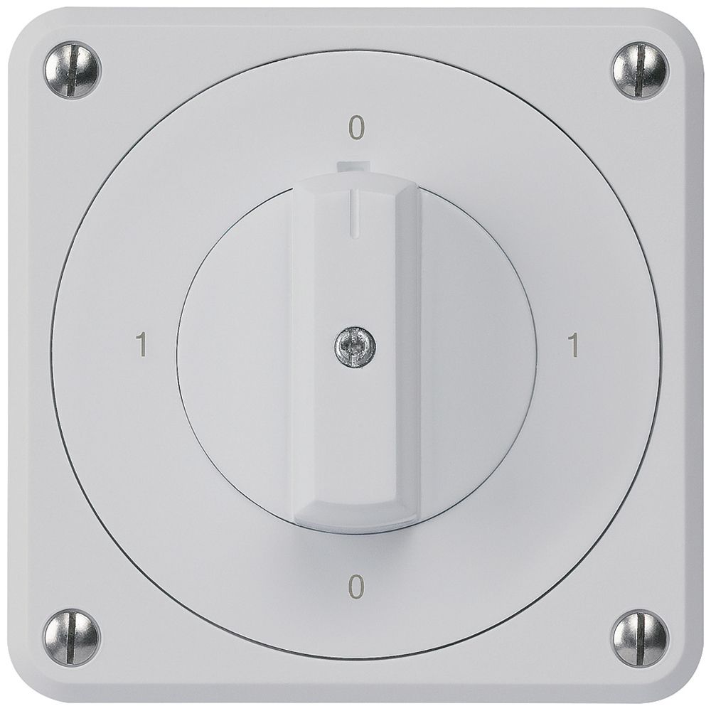 UP-Drehschalter robusto IP55 S0/2P grau für Kombination