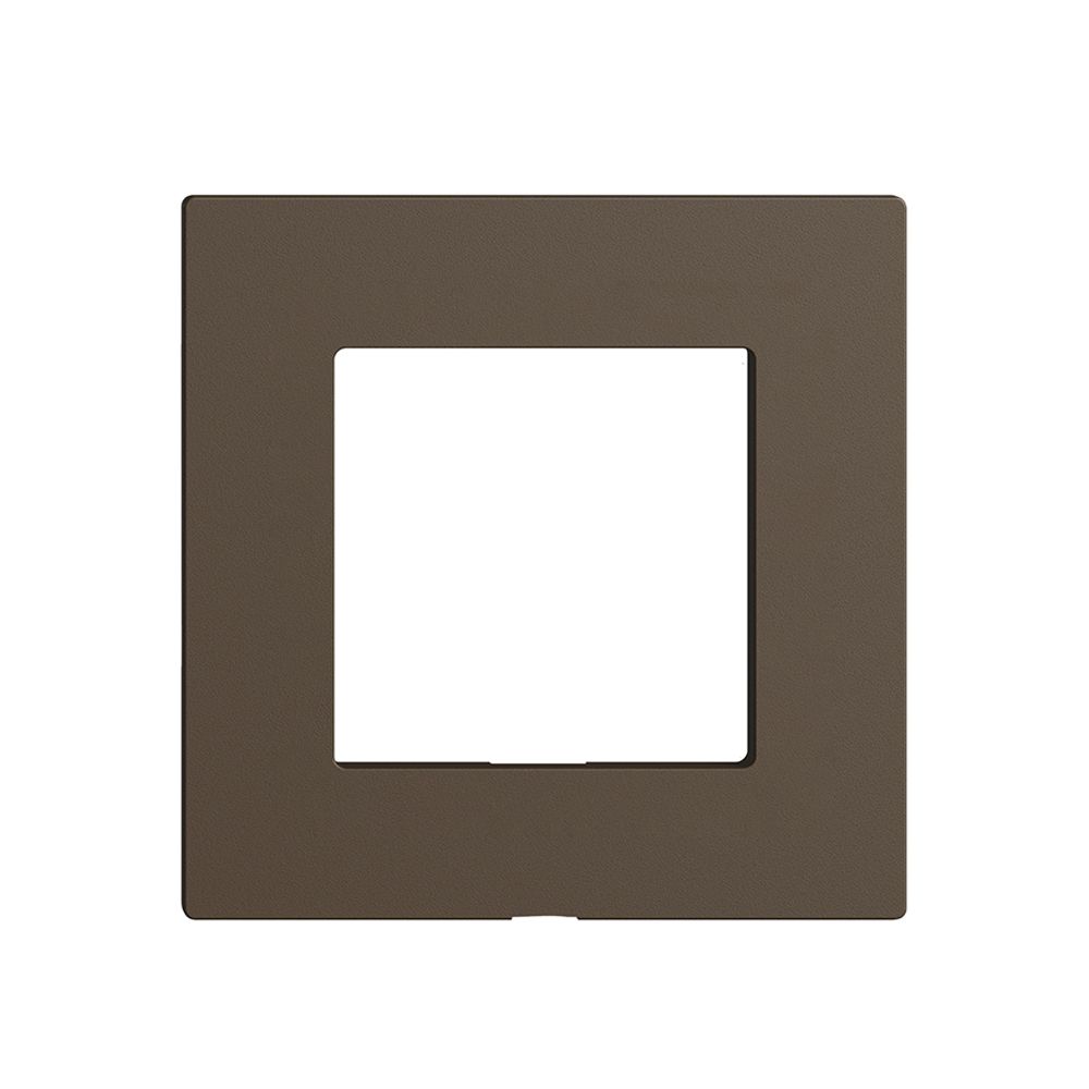 Plaque frontale Edue Wiser p.kit d.recouvrement, s.gravure, IP20, 60×60mm, cof