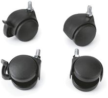 Roulettes de transport Elcase 4 pcs, 2 roulettes avec arrêtoir