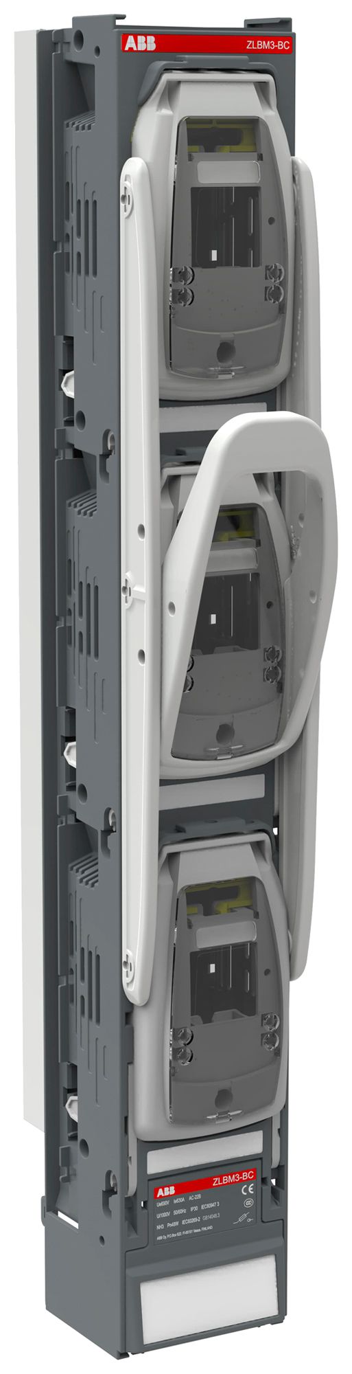 Coupe-circuit sectionneur HPC ABB InLine II ZLBM3-3P-BC-Right NH3 630A 100kA