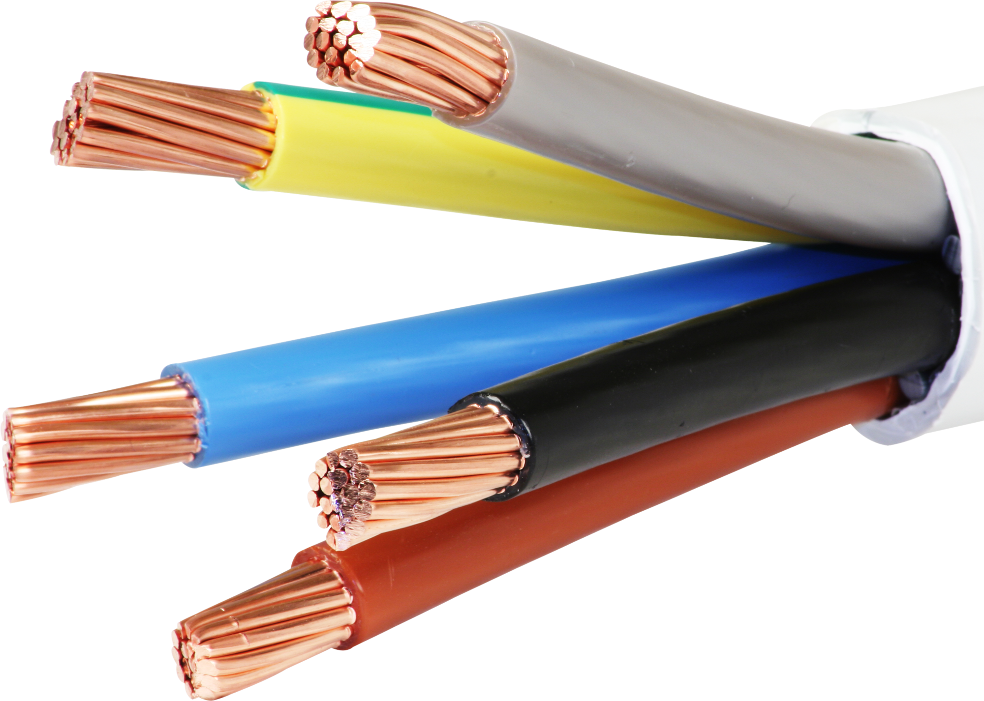 Installationskabel FE0 5×70mm² 3LNPE grau Dca