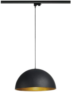 Pendelleuchte SLV FORCHINI M E27 40W mit 3-Phasen-Adapter IP20 schwarz/gold
