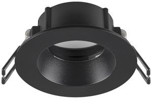 Telaio da incasso SLV NEW TRIA 68 alluminio Ø82×34mm nero