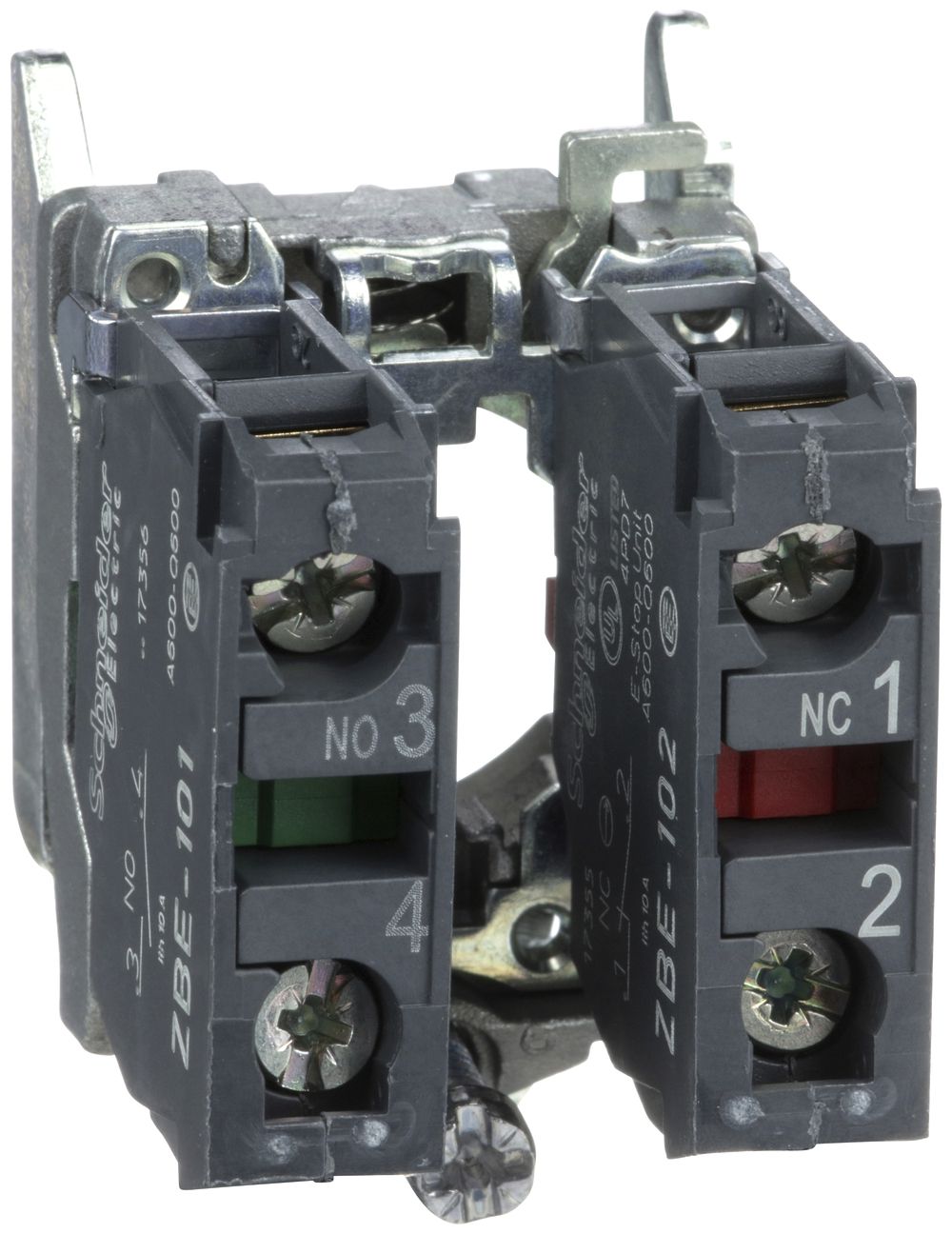 Elément de contact Schneider Electric 1F+1O avec emb. fix.