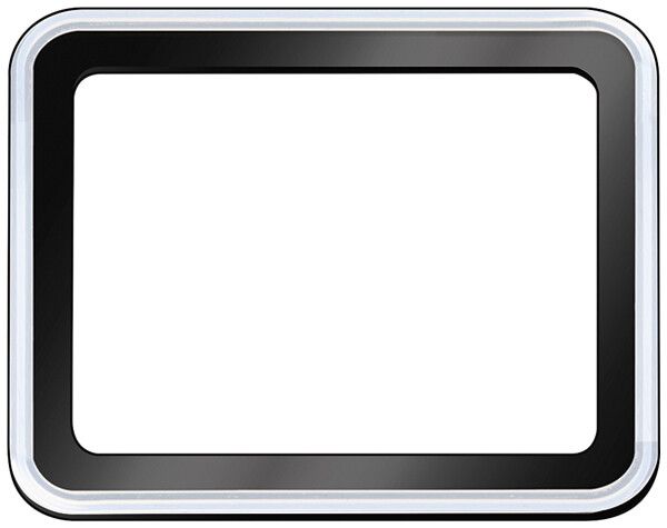 Abdeckung ESYLUX SUN OFL/AFL Glas 220×180×8mm schwarz klar