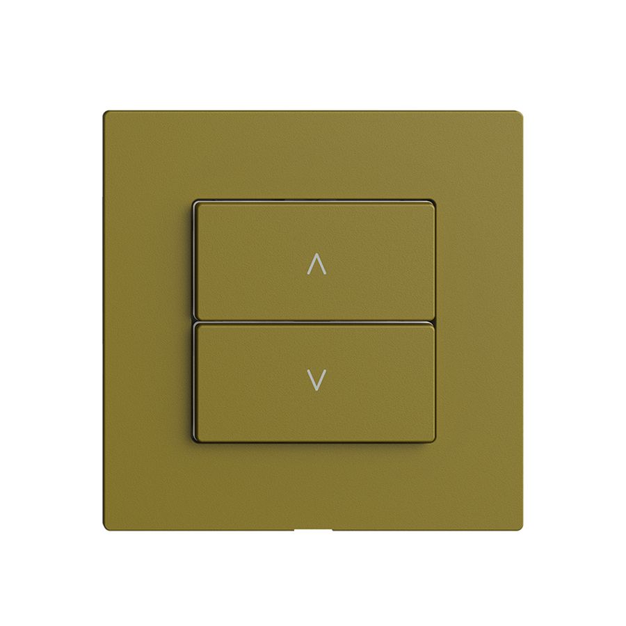 Abdeckset zu Storenschalter 1K/2T Edue Wiser olive