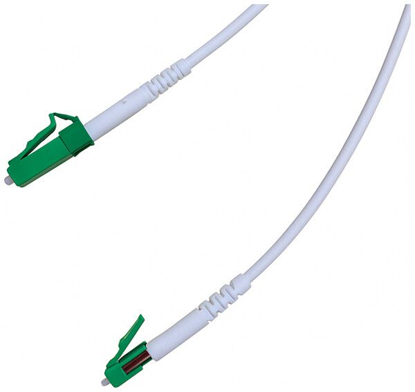 Cavo di allacciamento CeCoNet FTTH simplex G.657.A3 LC-APC/LC-APC bianco 5m