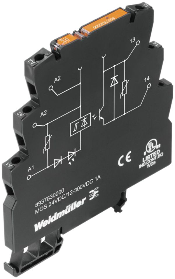Halbleiterrelais Weidmüller MOS 24VDC 1S POWER MOS-FET 12…300VDC 1A