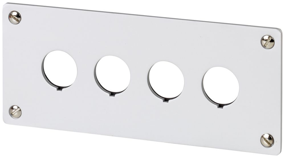 Plaque de commande ETN 4×1 gris