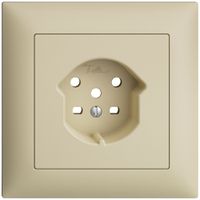 UP-Frontset EDIZIOdue vanille 88×88mm 1×T15