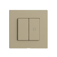 Stazione secondaria 1K/2T per interruttore scena Edue Wiser sand