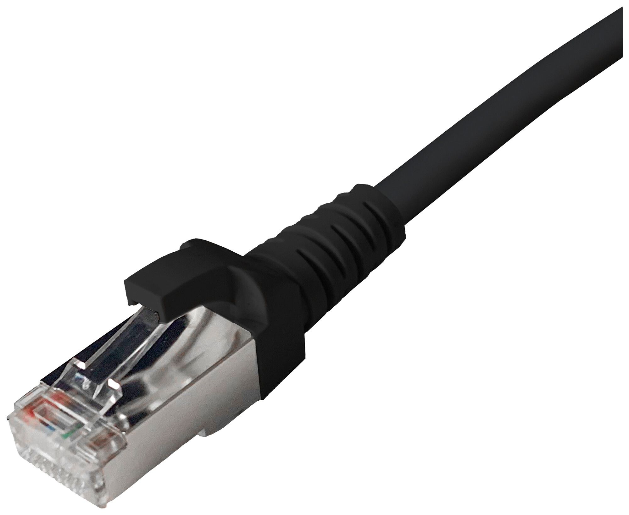 Câble patch RJ45 Dätwyler 5502 flex PVC CAT5e S/UTP AWG26 1:1 noir 9m
