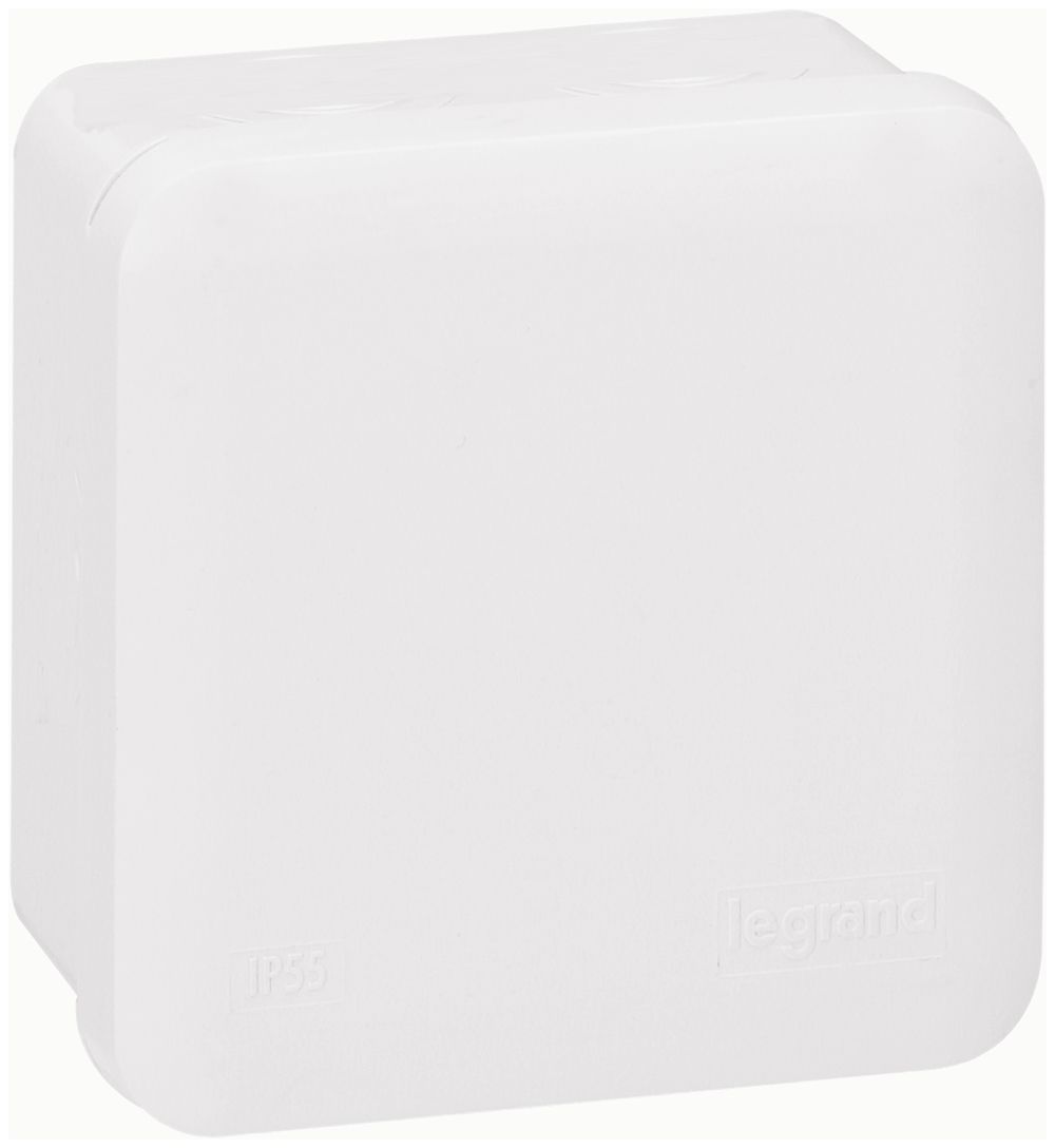 Boîte de dérivation AP PLEXO vide 80×80mm gris