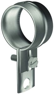 Fixation au collier de dauphin AL 59, acier inoxydable A2, sans isolation