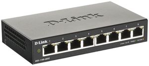 Switch D-Link DGS-1100-08V2, 8-Port smart managed Layer2 Gigabit